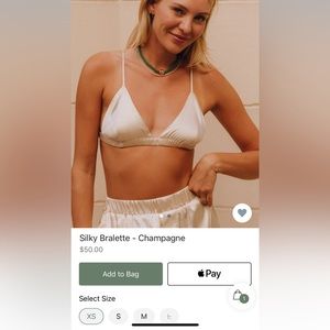 DAILY DRILLS SILKY skirt and bra NEW W TAGS.